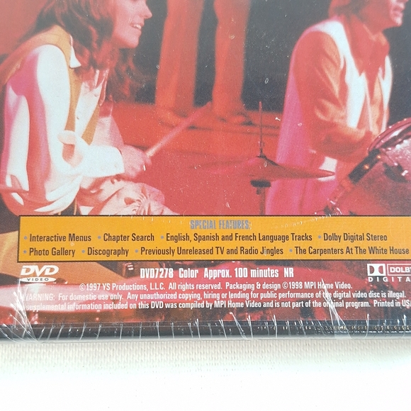 Close to You Remembering the Carpenters DVD, Brand New - Picture 4 of 5